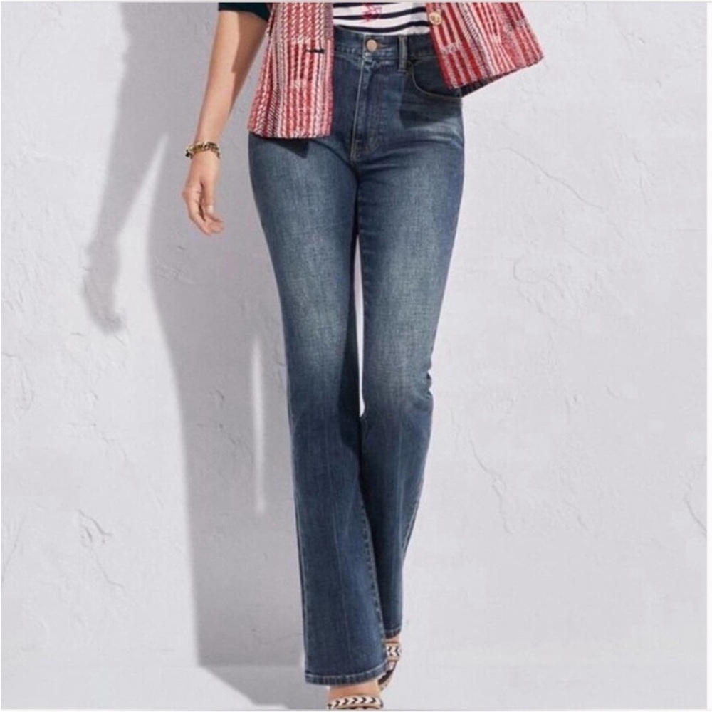 CAbi 5th Avenue #6069L High Rise Flare Jeans Size 14